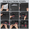 Acrylic Display Stands for CD ODIS-WH0043-305A-3