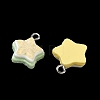 Opaque Resin Pendants RESI-B044-09P-2