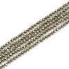 Natural Pyrite Beads Strands G-J002-19-1