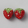 Handmade Polymer Clay Rhinestone Beads CLAY-WH0021-003-1