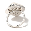 Natural Howlite Adjustable Rings RJEW-H240-01S-18-4