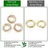 925 Sterling Silver Saw Cut Open Jump Rings STER-F036-02G-0.8x5mm-2