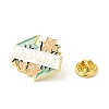 Reading Theme Zinc Alloy Enamel Pins JEWB-K001-02B-G-3