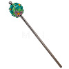 Lampwork & Brass Hair Sticks PW-WG50A30-11-1