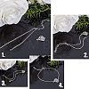 Unicraftale 12Pcs 304 Stainless Steel Box Chains/Venice Chains Bracelets Making MAK-UN0001-18-4