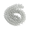 Imitation Jade Glass Beads Strands DGLA-S076-8mm-30-4