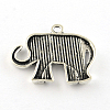 Elephant Tibetan Style Alloy Pendants TIBEP-R344-52AS-LF-2