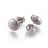 304 Stainless Steel Stud Earrings EJEW-I235-08-3