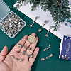 32Pcs 8 Styles Alloy Cord Ends HJEW-SC0003-12-3