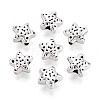 Textured Tibetan Style Alloy Beads PALLOY-N187-10AS-1