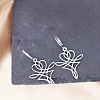 201 Stainless Steel Dangle Earrings FS-WGB2EA6-01-4