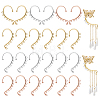 36Pcs 3 Colors Alloy Ear Cuff Findings FIND-CA0005-23-1