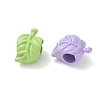 Spray Painted Alloy European Beads AL-CBA5B8E-01-2