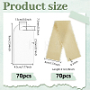 2 Bags 2 Styles Blank Arch Acrylic Hanging Seat Signs AJEW-WA0001-98-2