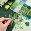   12000Pcs 15 Style 12/0 Opaque Glass Seed Beads SEED-PH0001-61-3