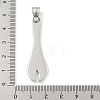 Non-Tarnish 304 Stainless Steel Pendants STAS-C102-08P-3