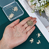 3 Bags 3 Styles High Medium Low Temperature Square Sterling Silver & Brass & Zinc Chip Solder DIY-BC0017-55-3