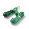 Brass Enamel Pendants X-KK-E093-03G-M-2