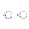 304 Stainless Steel Leverback Earring Findings A-STAS-I045-02-1