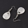 Natutal Quartz Crystal Dangle Earrings EJEW-F343-A08-3