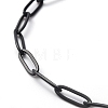 304 Stainless Steel Paperclip Chain Bracelets BJEW-O186-02EB-3