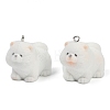 Flocky Resin Pendants FIND-A052-07J-1