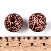 Printed Schima Wood Beads WOOD-N017-01C-3