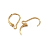 Ion Plating(IP) 304 Stainless Steel Leverback Earring Findings STAS-K233-04G-01A-2