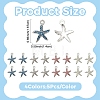 20Pcs 4 Colors Alloy Pendants FIND-YW0012-38-2