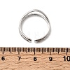 304 Stainless Steel Cuff Open Rings RJEW-P188-02D-P-5