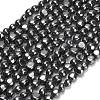 Synthetic Terahertz Stone Beads Strands G-K395-A13-01-2