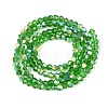 AB Color Plated Transparent Glass Beads Strands GLAA-G127-01Q-3