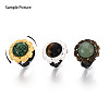 Adjustable Alloy & Iron Bezel Cup Ring Base with Rotatable Tray MAK-T012-01G-5