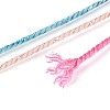 30M Segment Dyed Macrame Cotton Cord OCOR-T018-01G-3