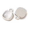 Alloy & Glass Pendants AL-CBA7256-08P-01-3