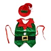 Christmas Clothes Felt Cloth & Iron Wine Bottle Cover Decoration DJEW-K027-02A-1