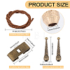 DIY Bolo Tie Making Kit DIY-CA0007-09-2