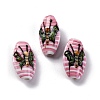 Oval Handmade Lampwork Beads  LAMP-G137-D07-1