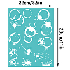 Self-Adhesive Silk Screen Printing Stencil DIY-WH0338-135-2