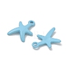 Spray Painted Alloy Pendants AL-CBA5D51-01B-3