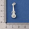 Rack Plating Brass Micro Pave Cubic Zirconia Ice Pick Pinch Bails KK-F873-19S-3