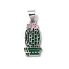 Brass Enamel Pendants FIND-I054-01E-P-1