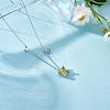 925 Sterling Silver Zircon Pendant Necklace 12 Constellation Pendant Necklace Jewelry Anniversary Birthday Gifts for Women Men JN1088C-3