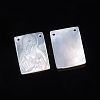 Natural White Shell Pendants LS-SSHEL-D083-29B-2