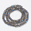 Electroplate Glass Beads Strands EGLA-A034-T2mm-I10-2