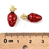 Fruit Brass Enamel Pendants KK-M324-04A-G-3