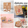 140Pcs 7 Style Paper Jewelry Display Cards CDIS-SC0001-05-5