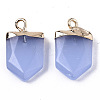 Faceted Glass Pendants G-N326-35-2