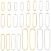 24Pcs 12 Style Brass Linking Rings KK-BC0009-50-1