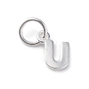 925 Sterling Silver Letter Charms LS-STER-C012-01S-U-1
